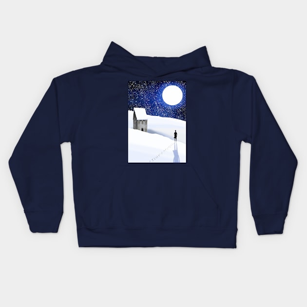 Winter Solstice Kids Hoodie by Scratch